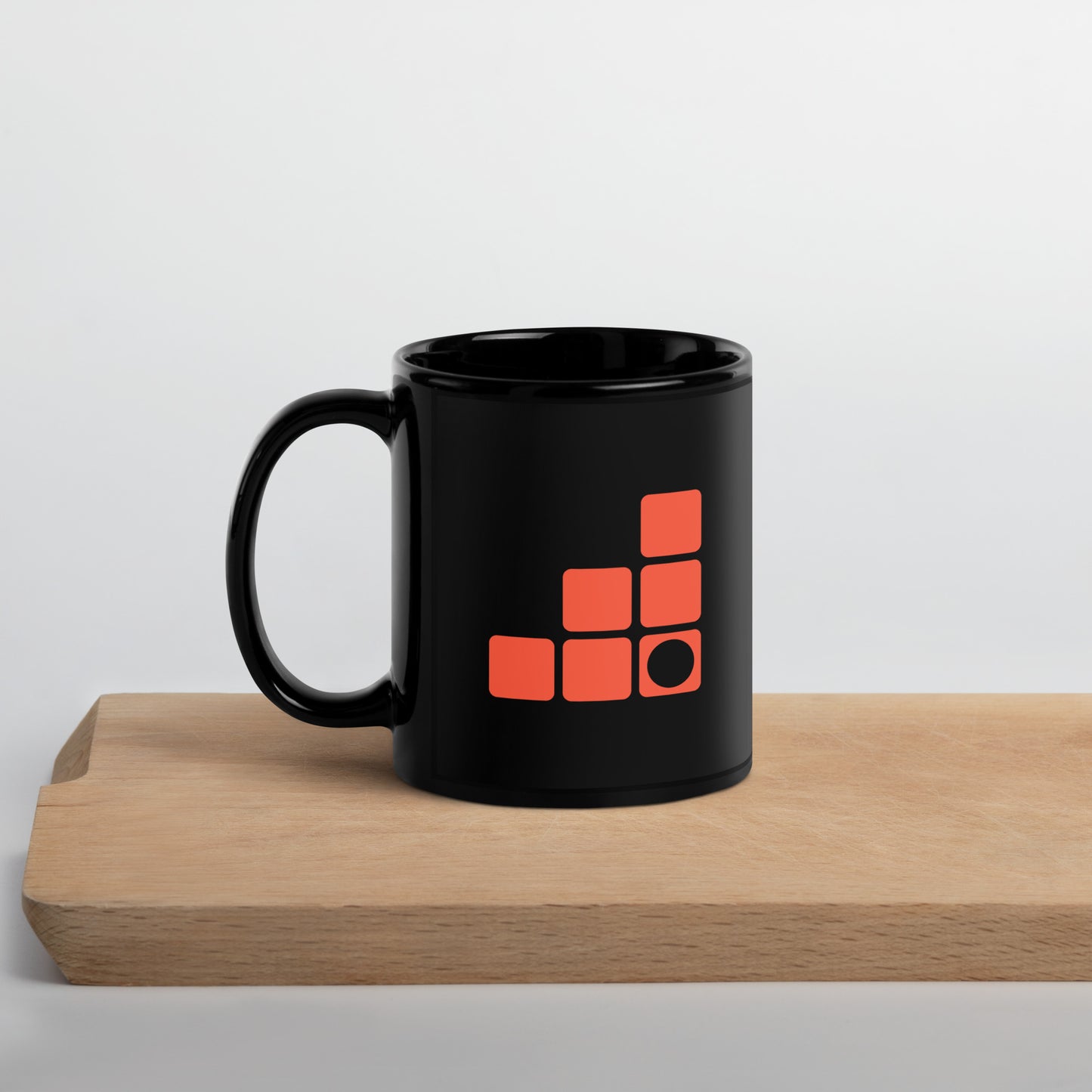 Other Party Icon Black Glossy Mug
